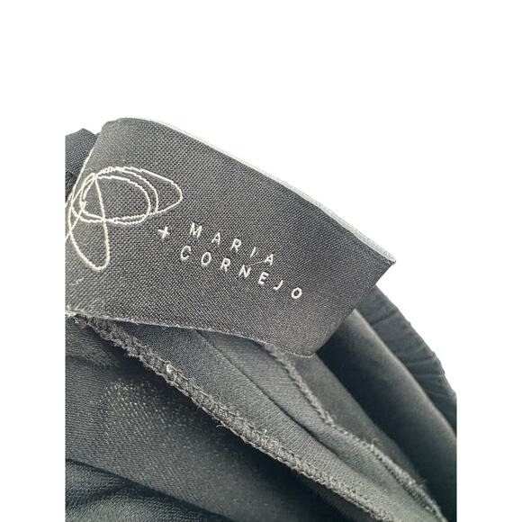 Zero + Maria Cornejo Pants Gabi High Rise‎ Trouser Pants Size 4 Black - Picture 7 of 9